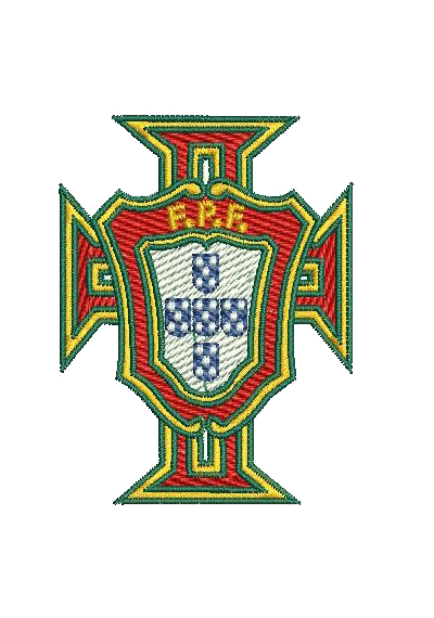 Bordados Termocolante Seleção Portuguesa de Futebol  11X7 CM